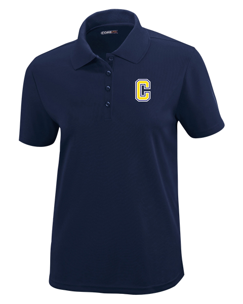 Central Baseball Ladies Sport Shirt with Embroidered Left Chest