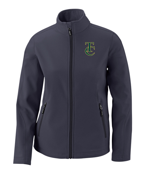 Turtle Club Ladies Soft Shell Jacket with Embroidered Logo