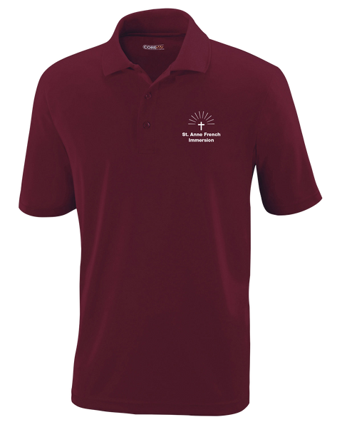 St. Anne French Immersion Adult Sport Shirt with Embroidered Logo