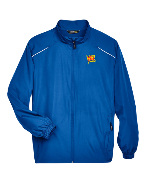 Windsor Yacht Club Mens Techno Lite Motivate Unlined Lightweight Jacket with Left Chest Embroidered Logo
