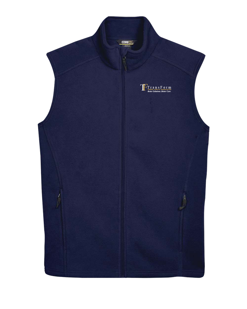 TransForm Journey Fleece Vest with Embroidered Logo