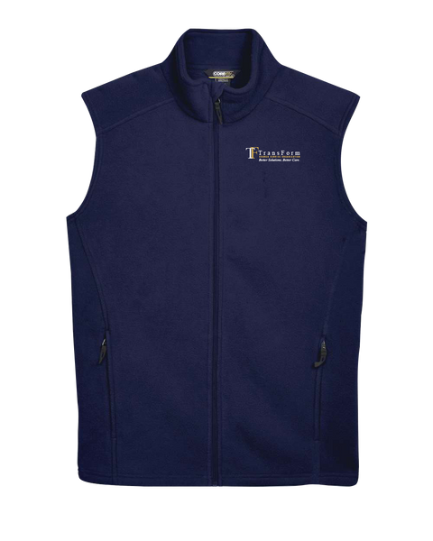 TransForm Journey Fleece Vest with Embroidered Logo