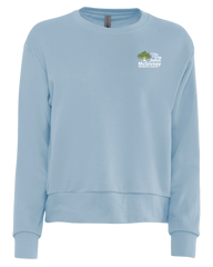 John McGivney Ladies Sueded Sweatshirt Printed Logo