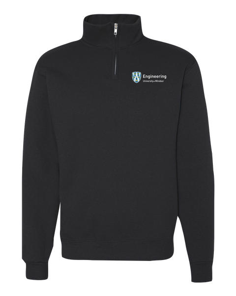 U of W Engineering Alumni Adult Vintage 1/4 Zip Sweatshirt with Embroidered Logo
