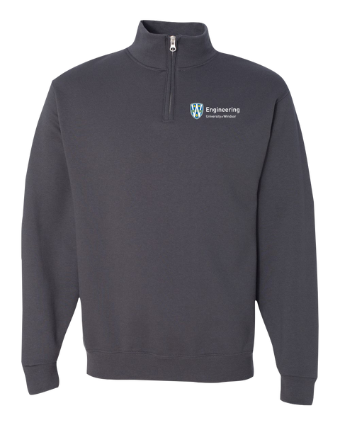 U of W Engineering Alumni Adult Vintage 1/4 Zip Sweatshirt with Embroidered Logo