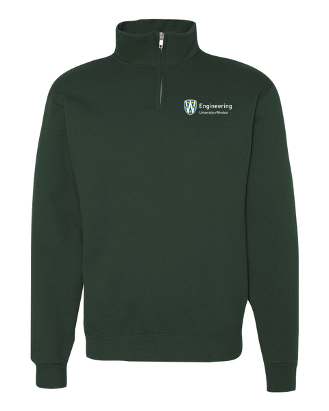U of W Engineering Alumni Adult Vintage 1/4 Zip Sweatshirt with Embroidered Logo