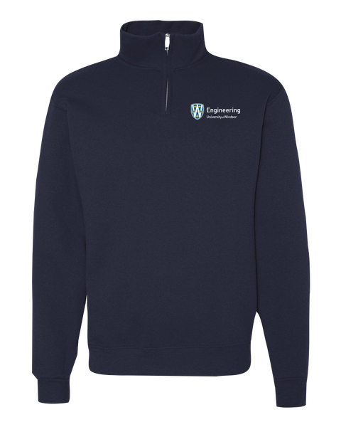U of W Engineering Alumni Adult Vintage 1/4 Zip Sweatshirt with Embroidered Logo