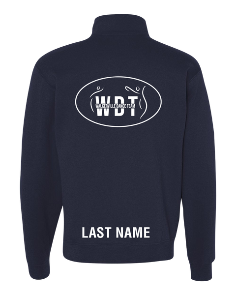 WCCA Dance Team Adult Quarter-Zip Sweatshirt with Printed Logos