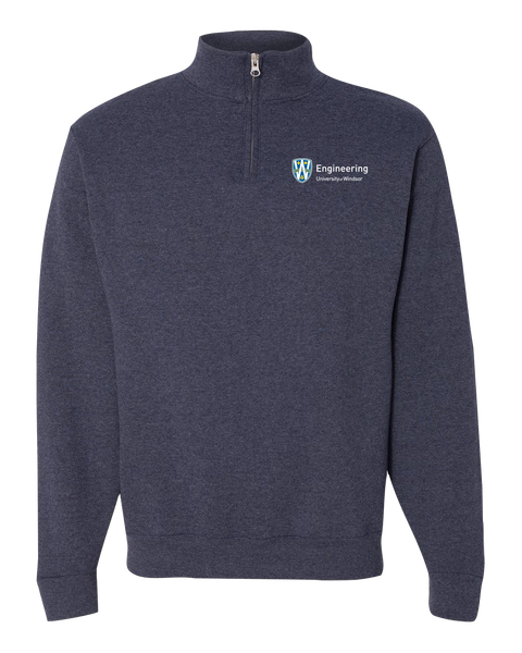 U of W Engineering Alumni Adult Vintage 1/4 Zip Sweatshirt with Embroidered Logo
