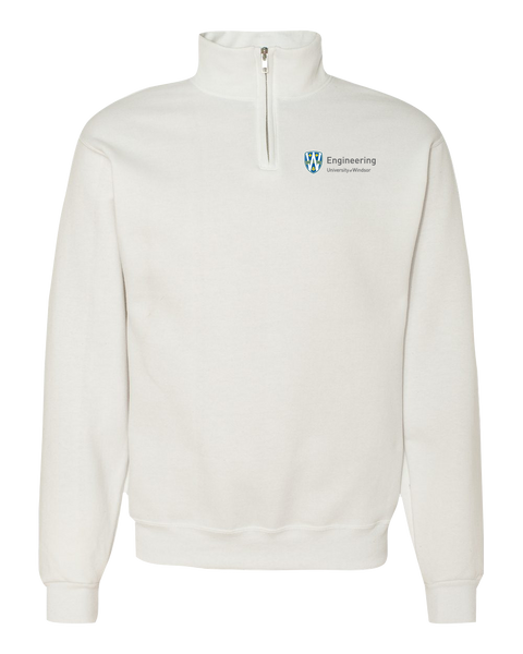 U of W Engineering Alumni Adult Vintage 1/4 Zip Sweatshirt with Embroidered Logo