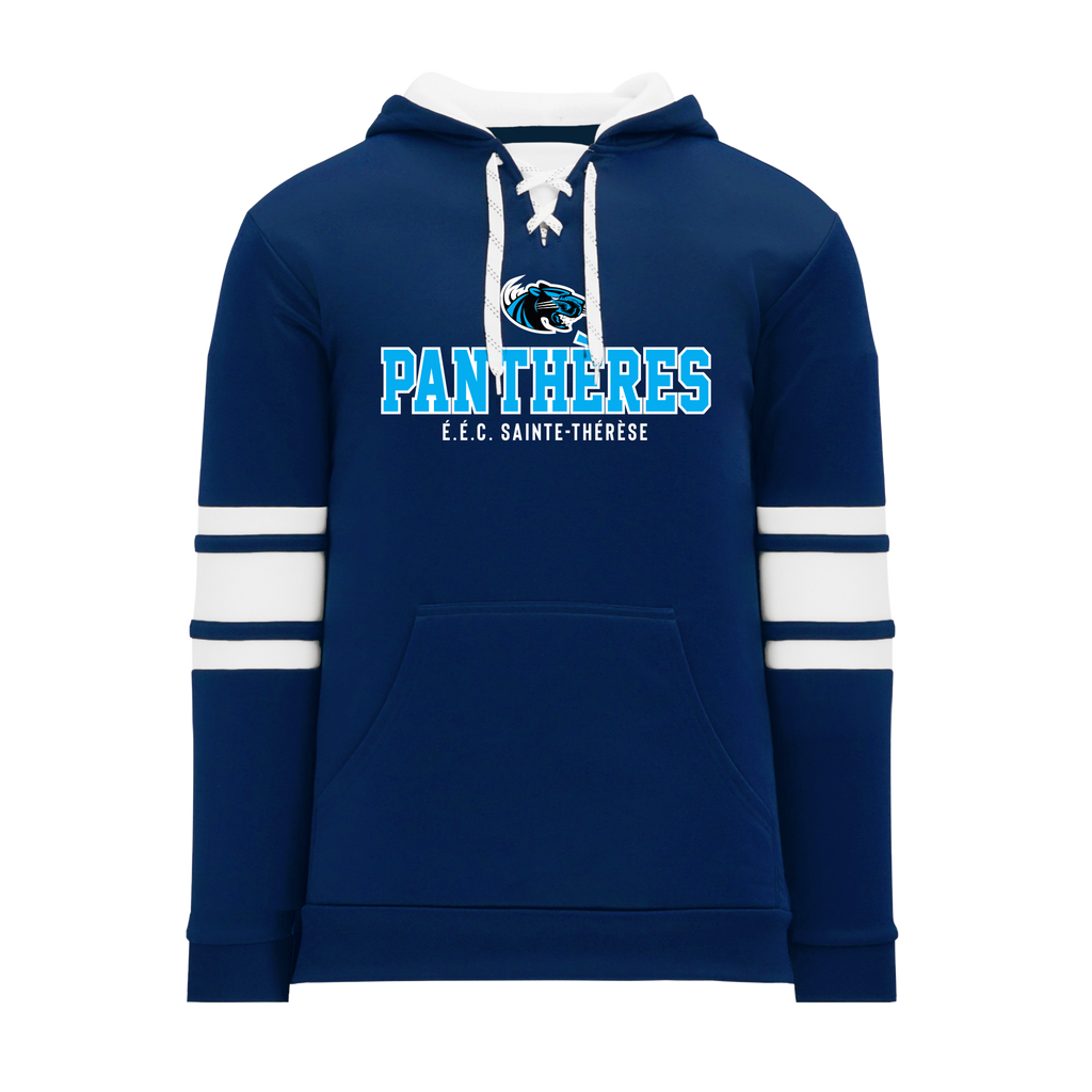 Pantheres Lace Hoodie with Embroidered Applique logo