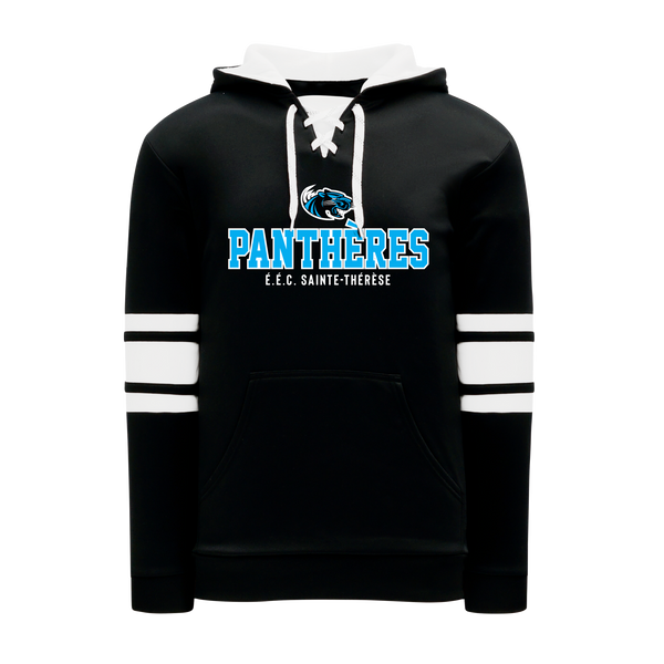 Pantheres Lace Hoodie with Embroidered Applique logo