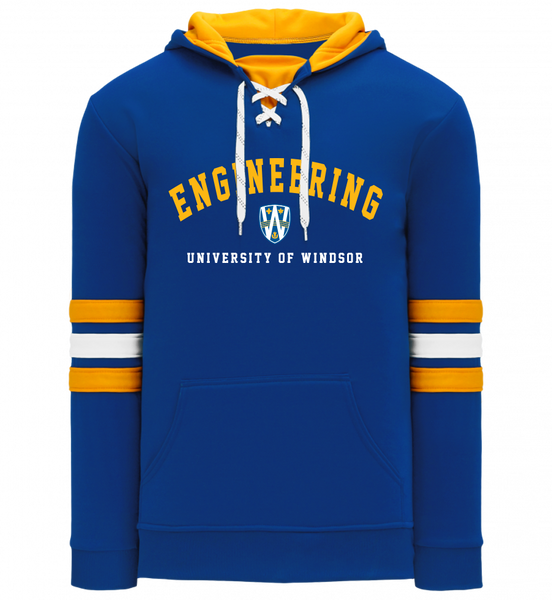 U of W Engineering Alumni Adult Lace Hooded Jersey with Embroidered Logo