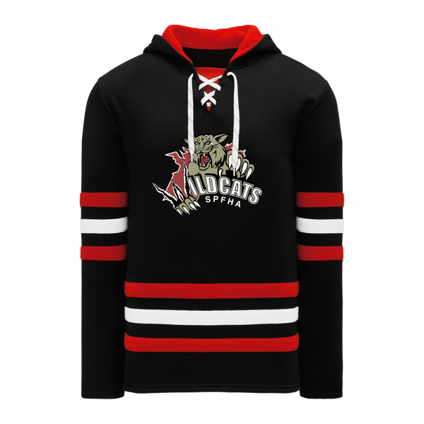 Wildcats SPFHA Adult Lace Hoodie with Printed logo