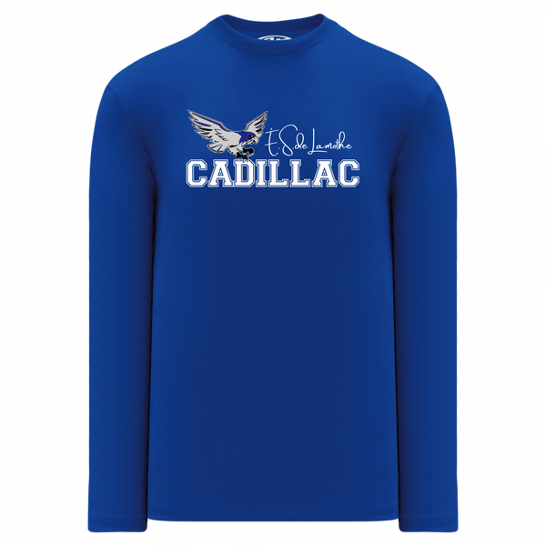 Lamothe-Cadillac Adult Dri-Fit Long Sleeve with Printed Logo
