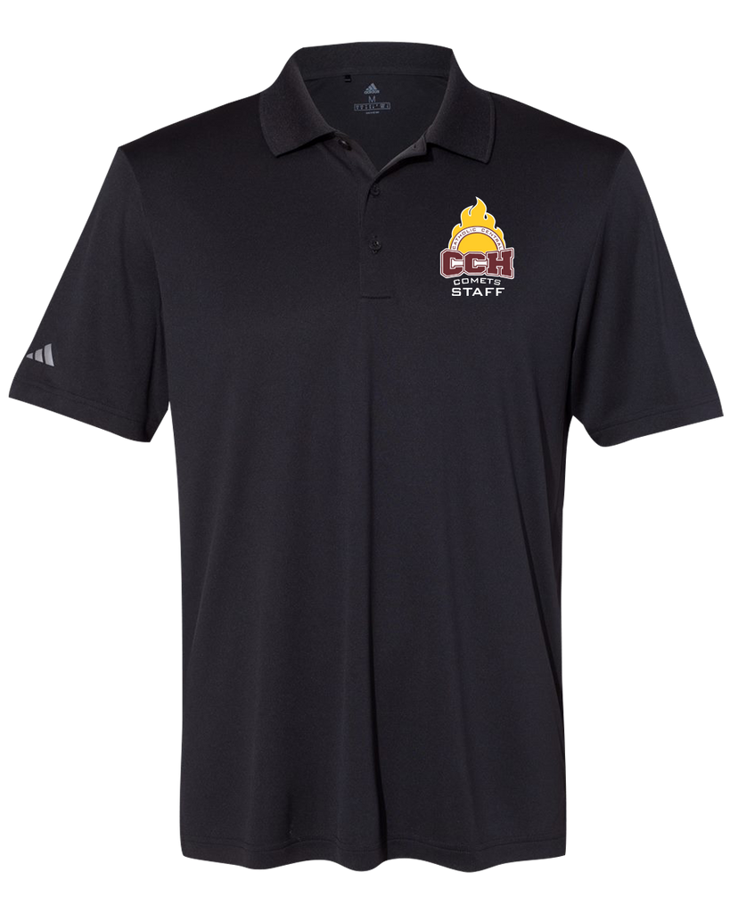 Catholic Central Mens' Adidas® Mélange Polo with Embroidered Logo