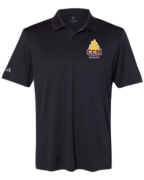 Catholic Central Mens' Adidas® Mélange Polo with Embroidered Logo