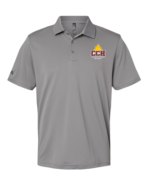 Catholic Central Mens' Adidas® Mélange Polo with Embroidered Logo