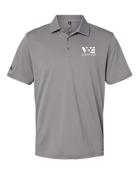 Windsor Essex Community Housing Mens' Adidas® Mélange Polo with Embroidered Logo