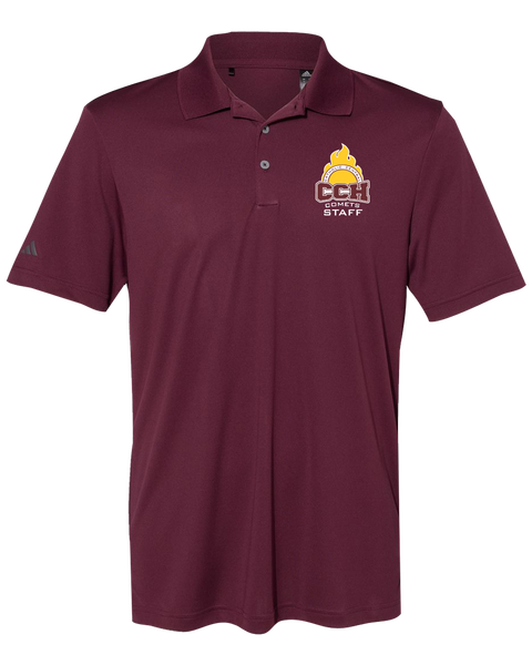 Catholic Central Mens' Adidas® Mélange Polo with Embroidered Logo