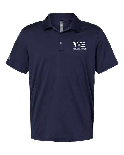 Windsor Essex Community Housing Mens' Adidas® Mélange Polo with Embroidered Logo