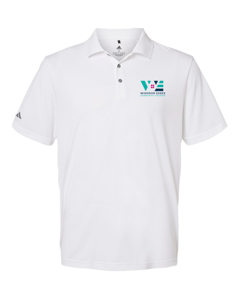 Windsor Essex Community Housing Mens' Adidas® Mélange Polo with Embroidered Logo