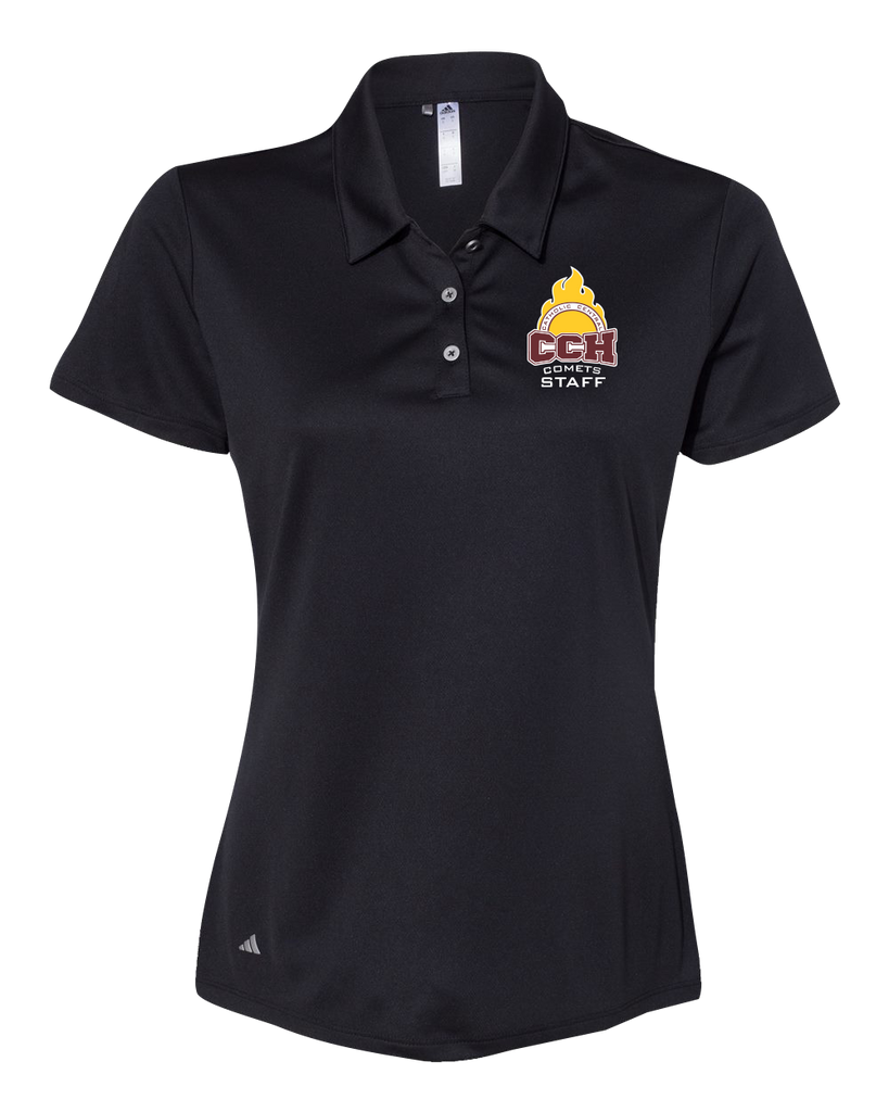 Catholic Central Ladies' Staff Adidas® Mélange Polo with Embroidered Logo