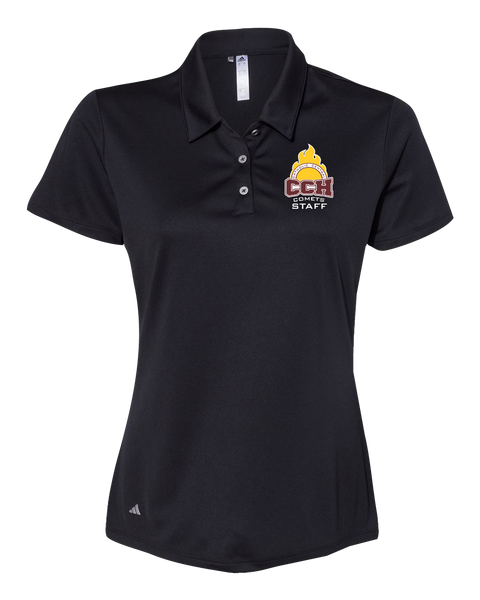 Catholic Central Ladies' Staff Adidas® Mélange Polo with Embroidered Logo