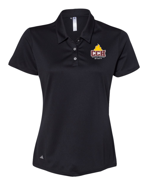 Catholic Central Ladies' Adidas® Mélange Polo with Embroidered Logo