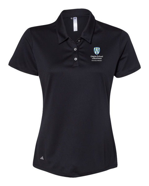 Odette Ladies' Adidas® Mélange Polo with Embroidered Logo