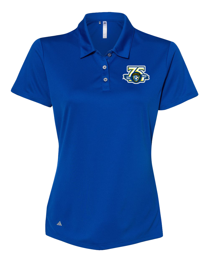 Caboto Soccer Club 75th Anniversary Ladies' Adidas® Performance Polo with Printed Logo