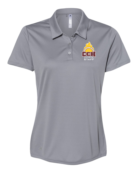Catholic Central Ladies' Staff Adidas® Mélange Polo with Embroidered Logo