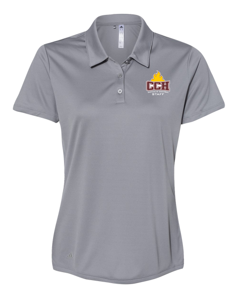 Catholic Central Ladies' Adidas® Mélange Polo with Embroidered Logo