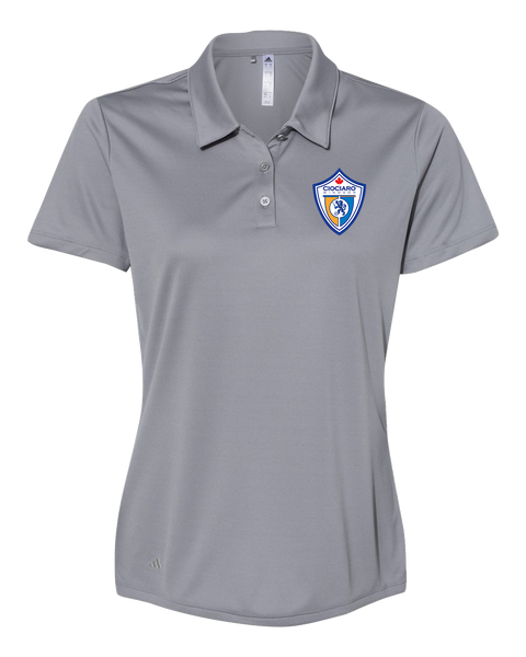 Ciociaro Soccer Crest Ladies' Adidas® Performance Polo with Printed Logo