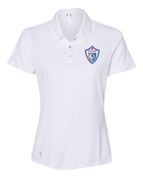 Ciociaro Soccer Crest Ladies' Adidas® Performance Polo with Printed Logo
