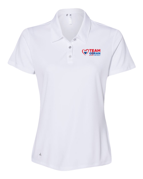 Team Goran Ladies' Adidas® Mélange Polo with Embroidered Logo