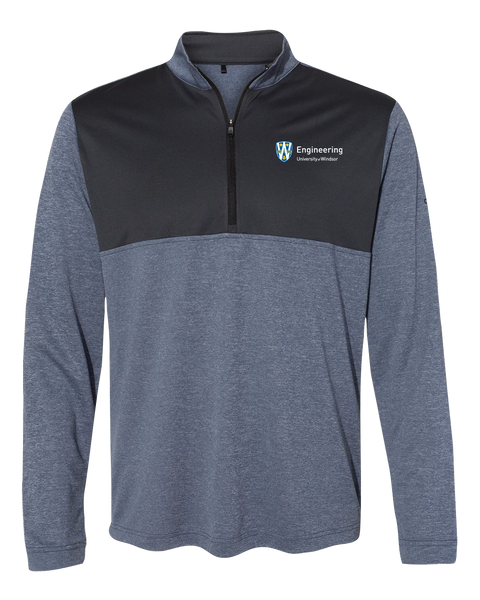 U of W Engineering Adult Adidas Lightweight Quarter-Zip Pullover with Embroidered Logo