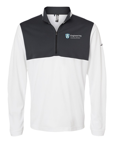 U of W Engineering Adult Adidas Lightweight Quarter-Zip Pullover with Embroidered Logo