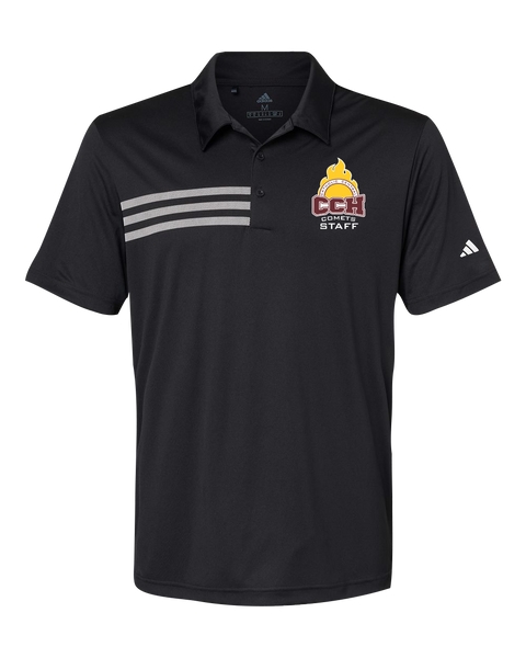 Catholic Central Mens' Adidas® 3-Stripes Chest Polo with Embroidered Logo