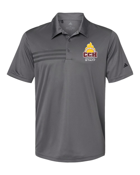 Catholic Central Mens' Adidas® 3-Stripes Chest Polo with Embroidered Logo