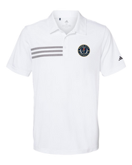Rose City Football Club Mens' Adidas® 3-Stripes Chest Polo with Printed Logo
