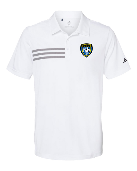Caboto Soccer Club Mens' Adidas® 3-Stripes Chest Polo with Printed Logo