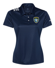 Caboto Soccer Club Ladies' Adidas® 3-Stripes Chest Polo with Printed Logo