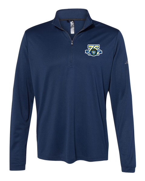 Caboto Soccer Club 75th Anniversary Mens' Adidas® Lightweight Quarter-Zip Pullover with Printed Logo