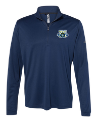 Caboto Soccer Club 75th Anniversary Mens' Adidas® Lightweight Quarter-Zip Pullover with Printed Logo