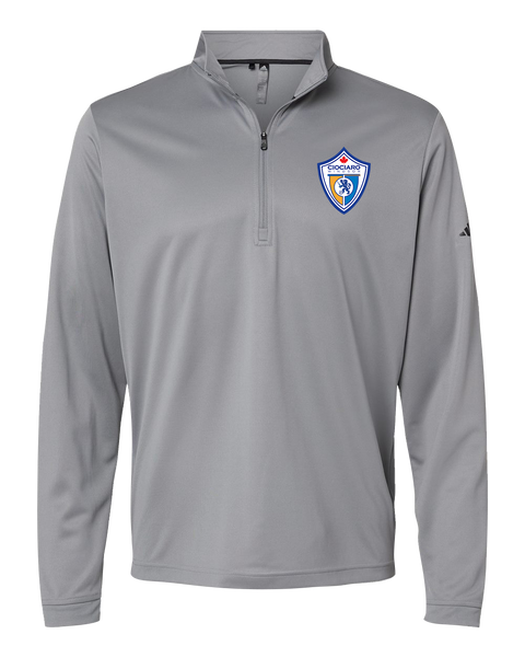 Ciociaro Soccer Crest Mens' Adidas® Lightweight Quarter-Zip Pullover with Printed Logo