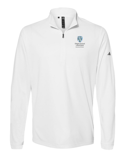 Odette Adult Adidas® Lightweight Quarter-Zip Pullover with Embroidered Logo