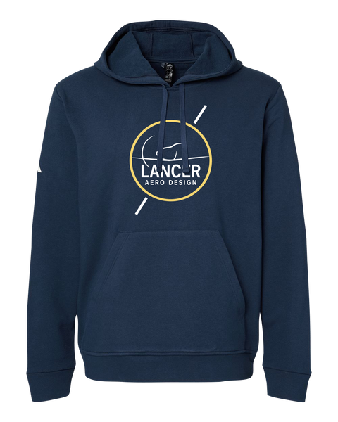 Lancer Aero Design Adult Adidas® Fleece Hooded Sweatshirt with Printed Logo