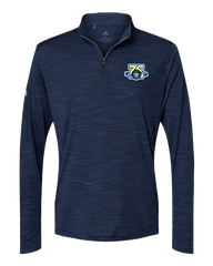 Caboto Soccer Club 75th Anniversary Mens' Adidas® Lightweight Mélange Quarter-Zip Pullover with Printed Logo