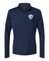 Ciociaro Soccer Crest Mens' Adidas® Lightweight Mélange Quarter-Zip Pullover with Printed Logo